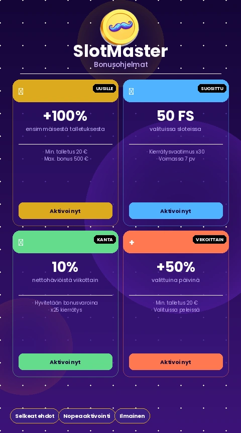 SlotMaster Bonus